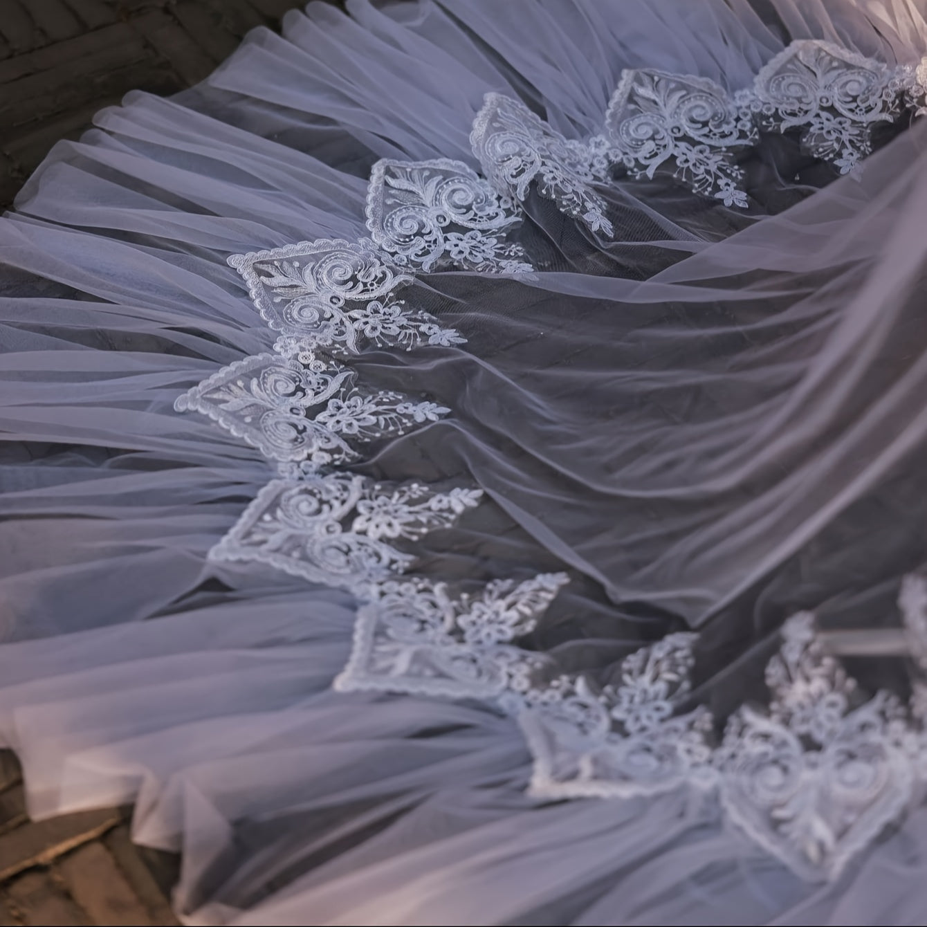 Vestido de novia de encaje con cola de pez, vestido de novia romántico para el gran día