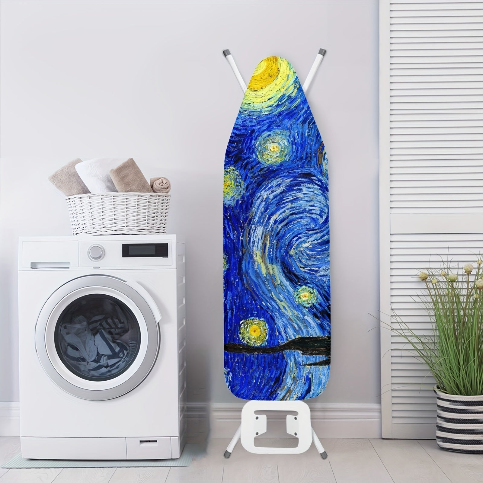 Starry Night Ironing Board Cover Anti-Stain Dust Protector Standard Size