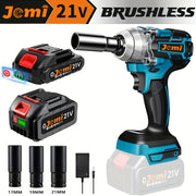 21V Brushless Cordless Impact Wrench with Variable Speed and High Torque