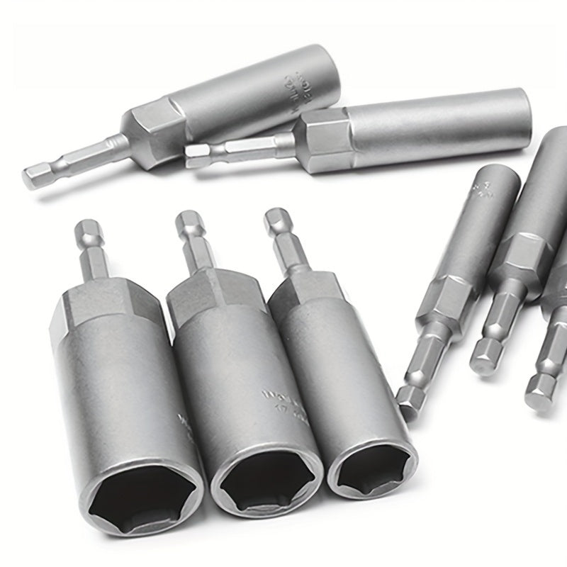 Juego de llaves de vaso profundo de 30mm, acero de vanadio cromado, llave hexagonal extendida, no magnética