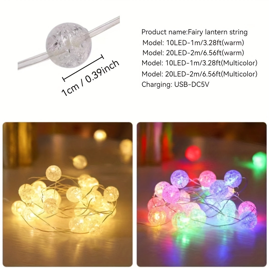 Sozlanadigan kechki yoritgichli LED sehrli chiroqlar, plastik chiroq soyaboni, ichki Rojdestvo bayrami bezaklari