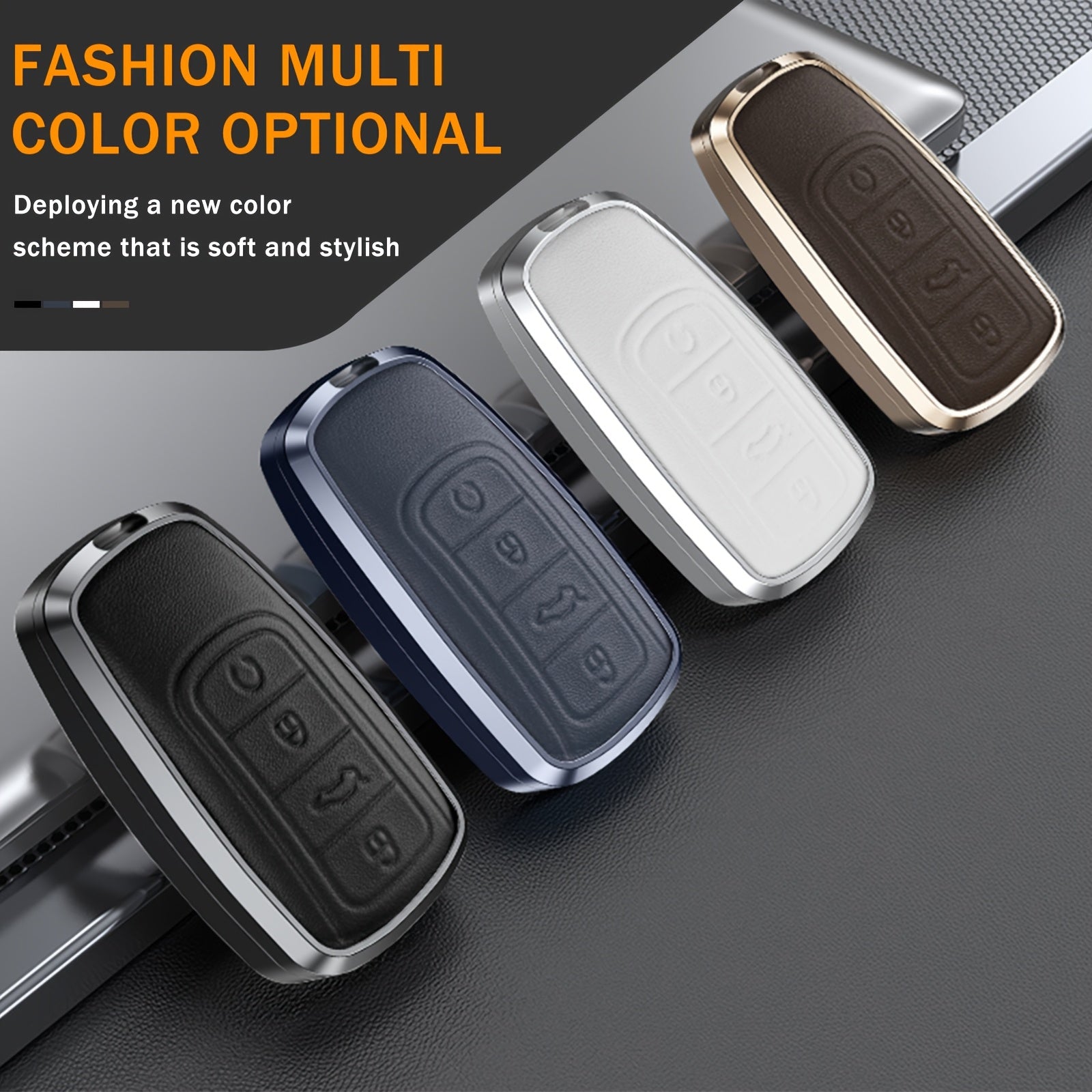 Car Remote Key Shell Cover PUPU PU Leather for Various Car Models