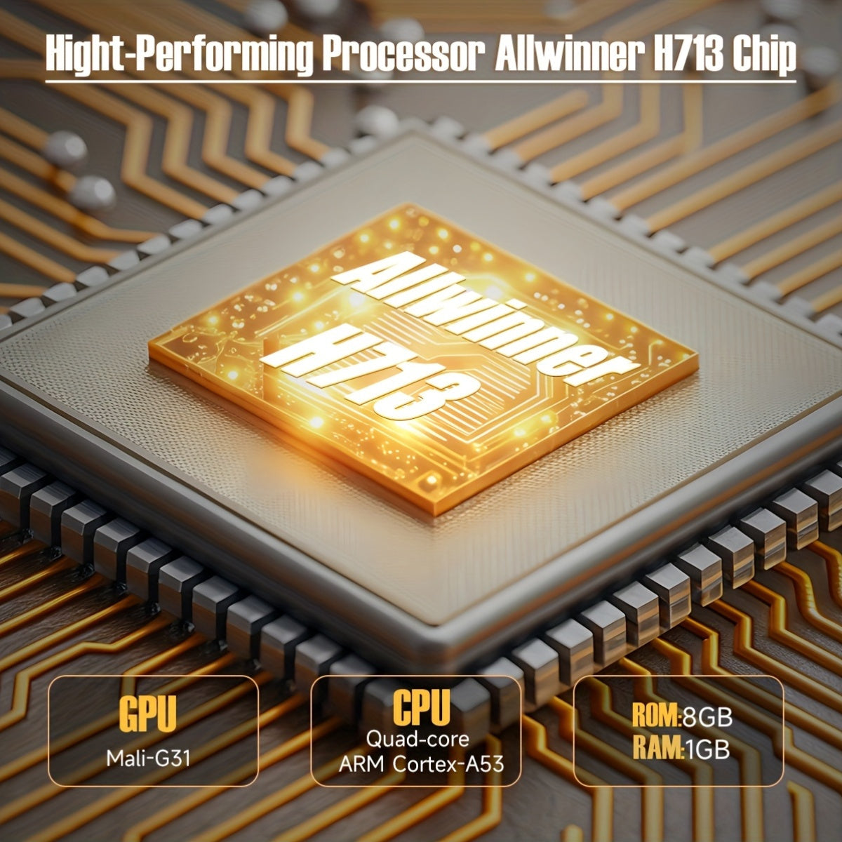 LED Portable Gravity Shop Projector 1080P Wireless 360° Remote for Home Theater