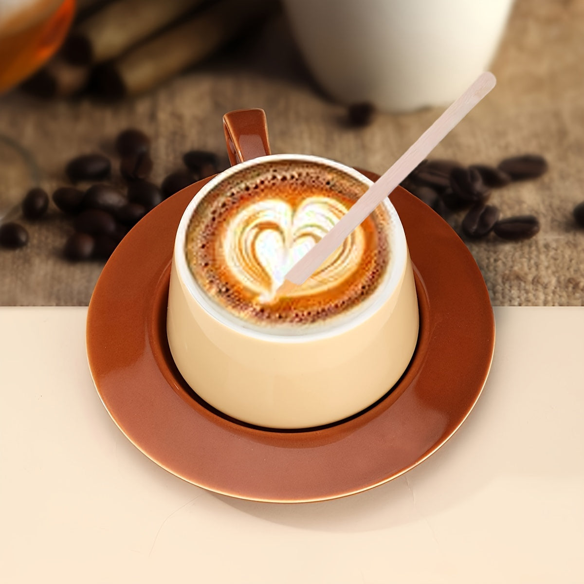 Disposable Coffee Stirrers Biodegradable Wooden Sticks for Beverages Tea Pack of 50 or 100