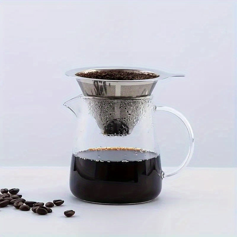 Stainless Steel Coffee Filter Reusable Mesh for Pour-Over Brewing