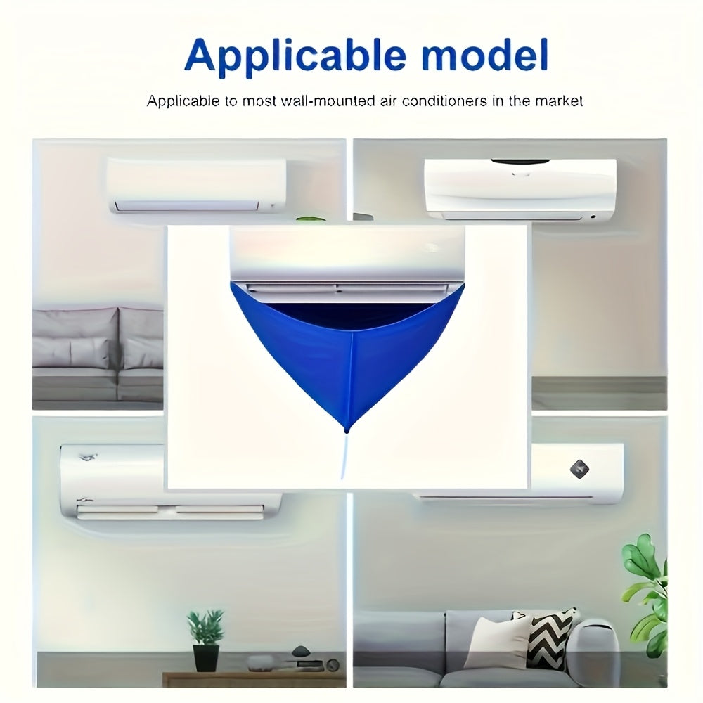 Durable Plastic Indoor Air Conditioner Drainage Bag Splashproof Easy-Access