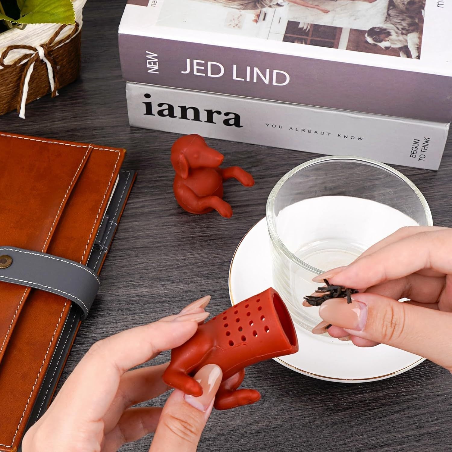 Puppy Shaped Silicone Tea Infuser for Loose Leaf Fruit and Spice Teas