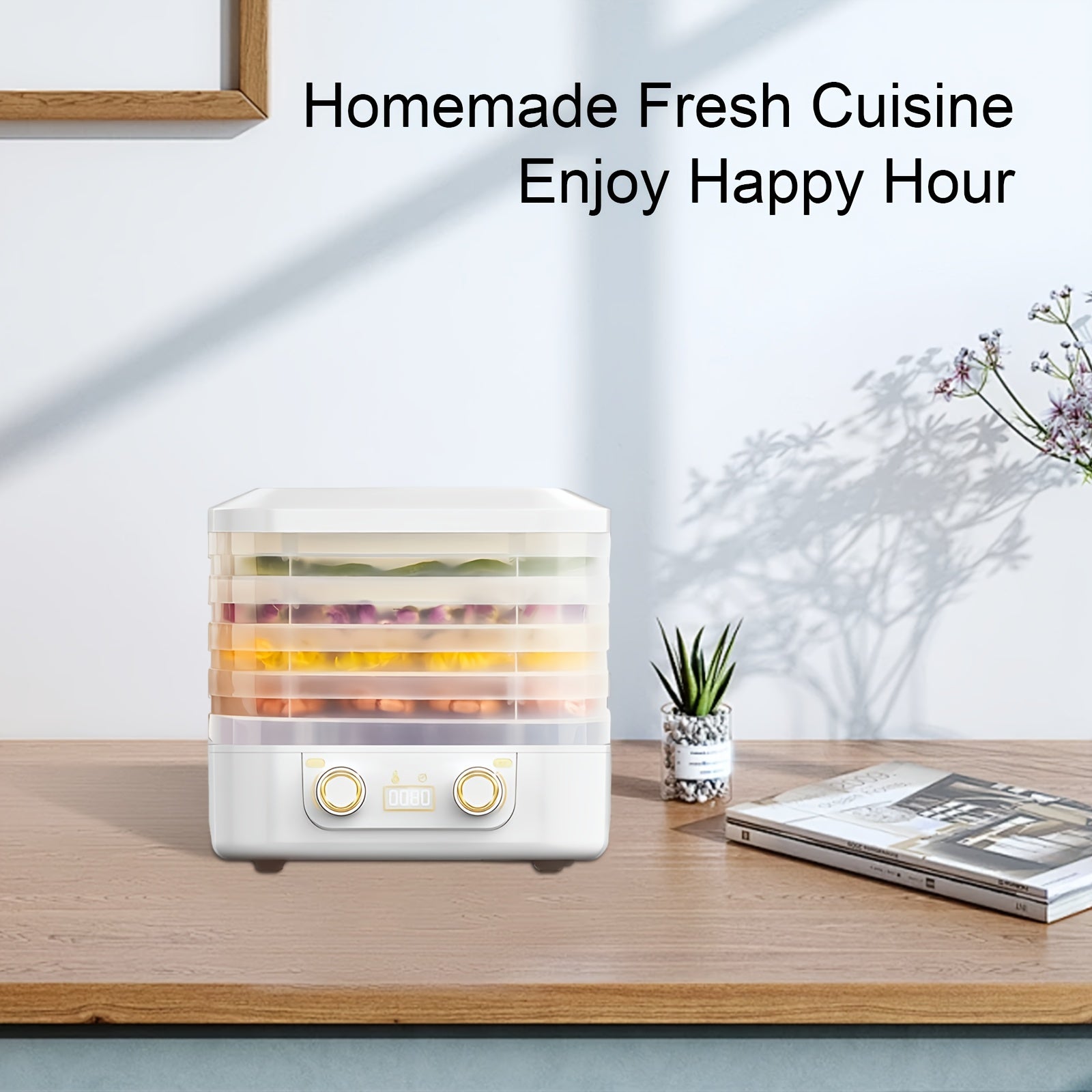 European Standard Dry Fruit Dehydrator Food Baking Multi-function DIY Helper for Baking and Drying Fruits and Vegetables