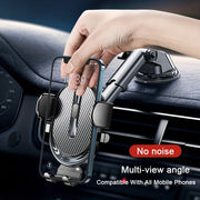 Soporte universal para coche con brazo extensible y ventosa para smartphones