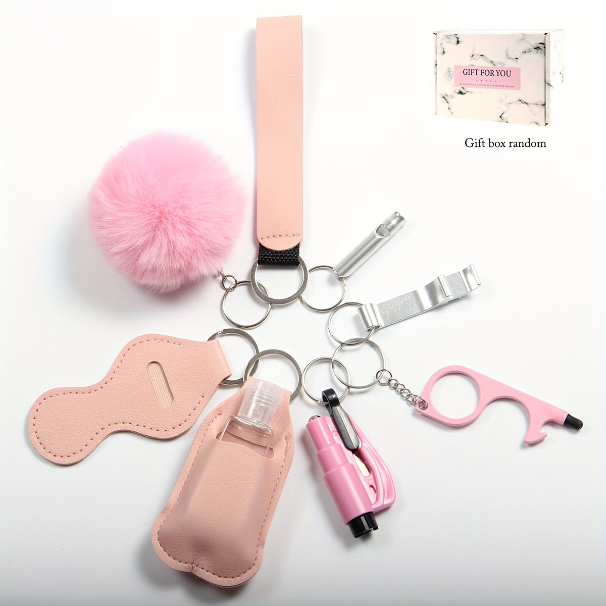 Men's Safety Protection Set with Gift Box, 8-Piece Protective Accessories