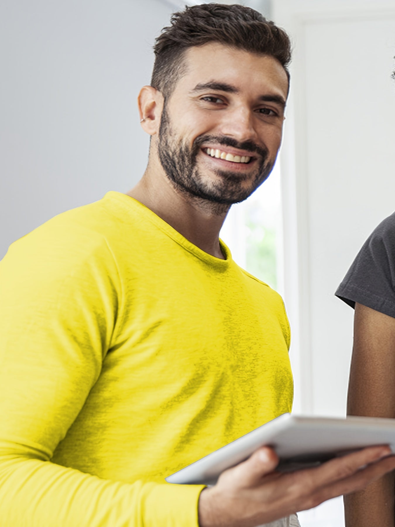 Conjunto de 5 camisetas deportivas de manga larga para hombre, transpirables, de secado rápido y tallas grandes