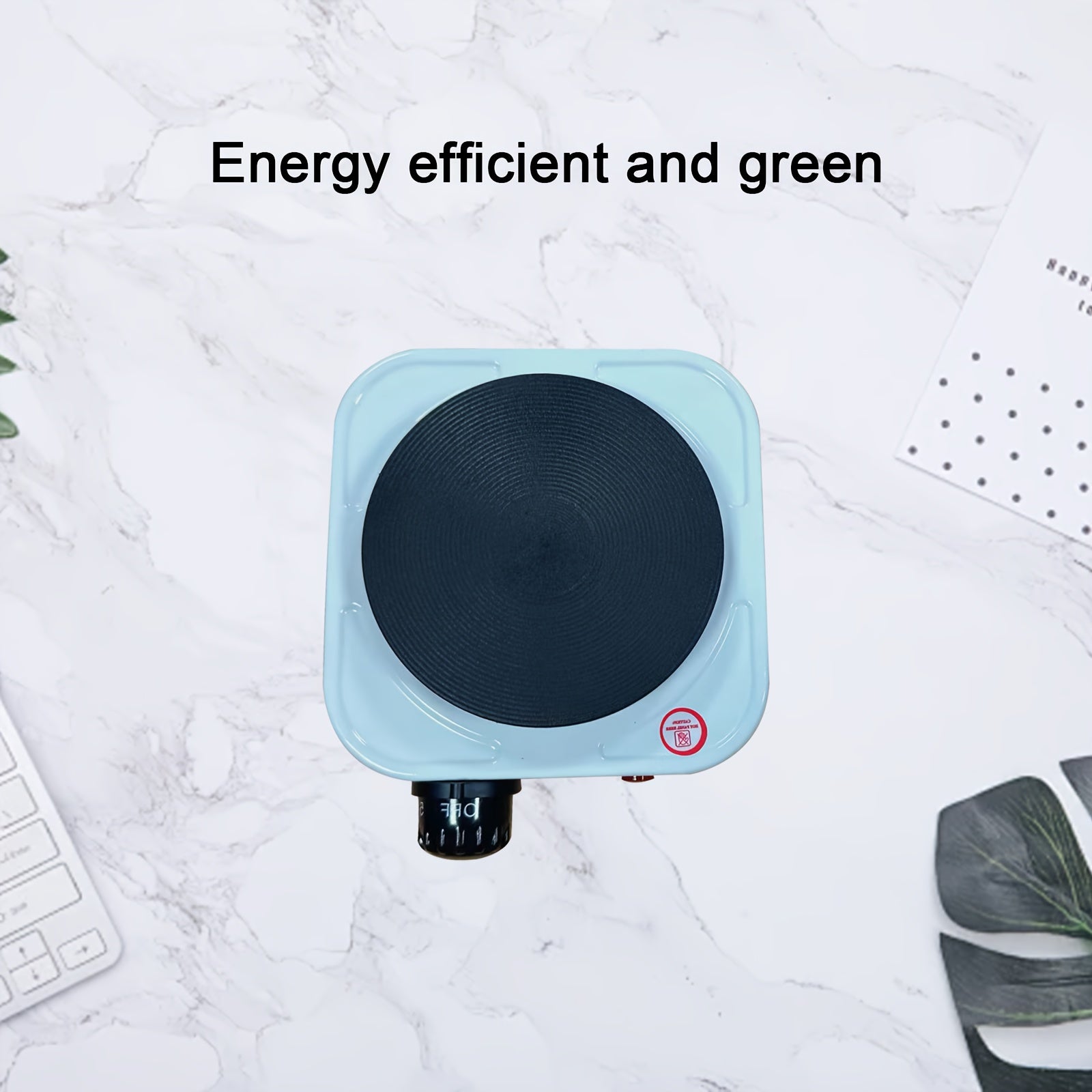 Estufa eléctrica compacta 1000W 220V-240V blanca negra electrodoméstico de cocina