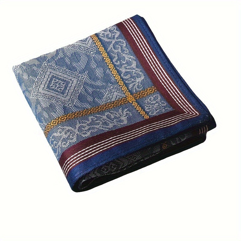 Erkaklar paxtali jakard sharf, qalin, teri so'radigan, nafis rangli, to'qilgan