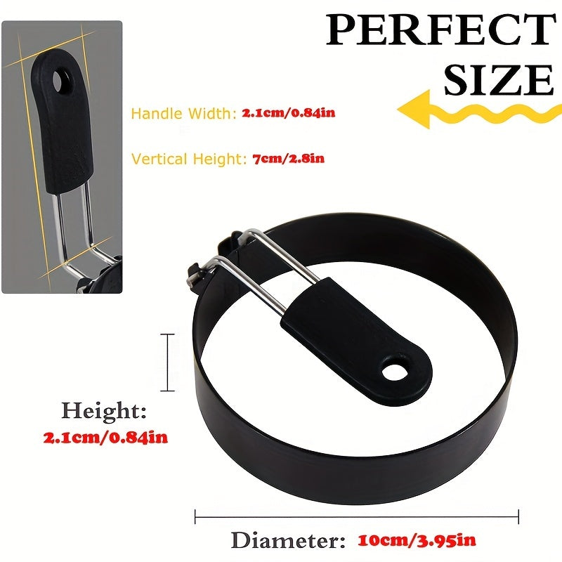 Stainless Steel Egg Ring Set 10.16cm Non-Stick Frying and Omelet Molds