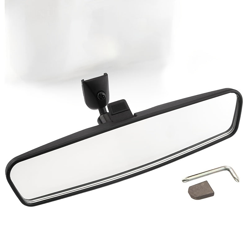 Universal Interior Rearview Mirror for Cars, Adjustable, Clear Visibility