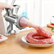 Advanced Aluminum Manual Meat Grinder for Sausages Beef Kitchen Tool Food Grinding
