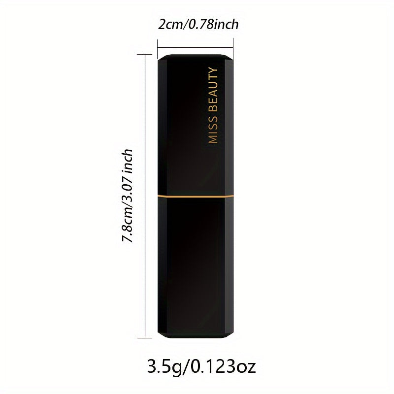 Bálsamo labial hidratante a prueba de agua para mujer, de larga duración, con brillo rosa