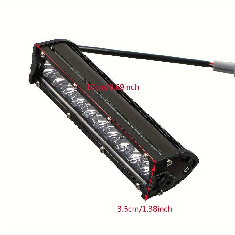 60W LED Light Switch Light Bar Kit with Wiring Harness for Dirt Bikes