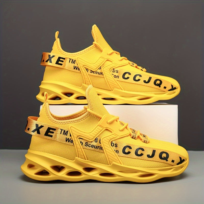 Мужские дышащие сетчатые кроссовки-слипоны на шнуровке для спорта и повседневной носки