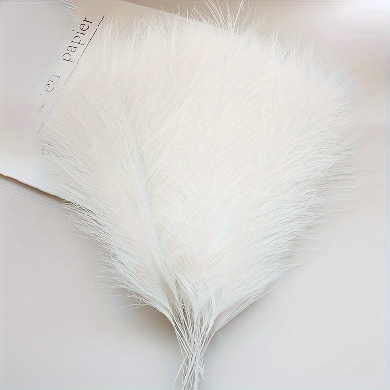 10 Pieces Faux Pampas Grass Decor Set for Weddings and Home Interior