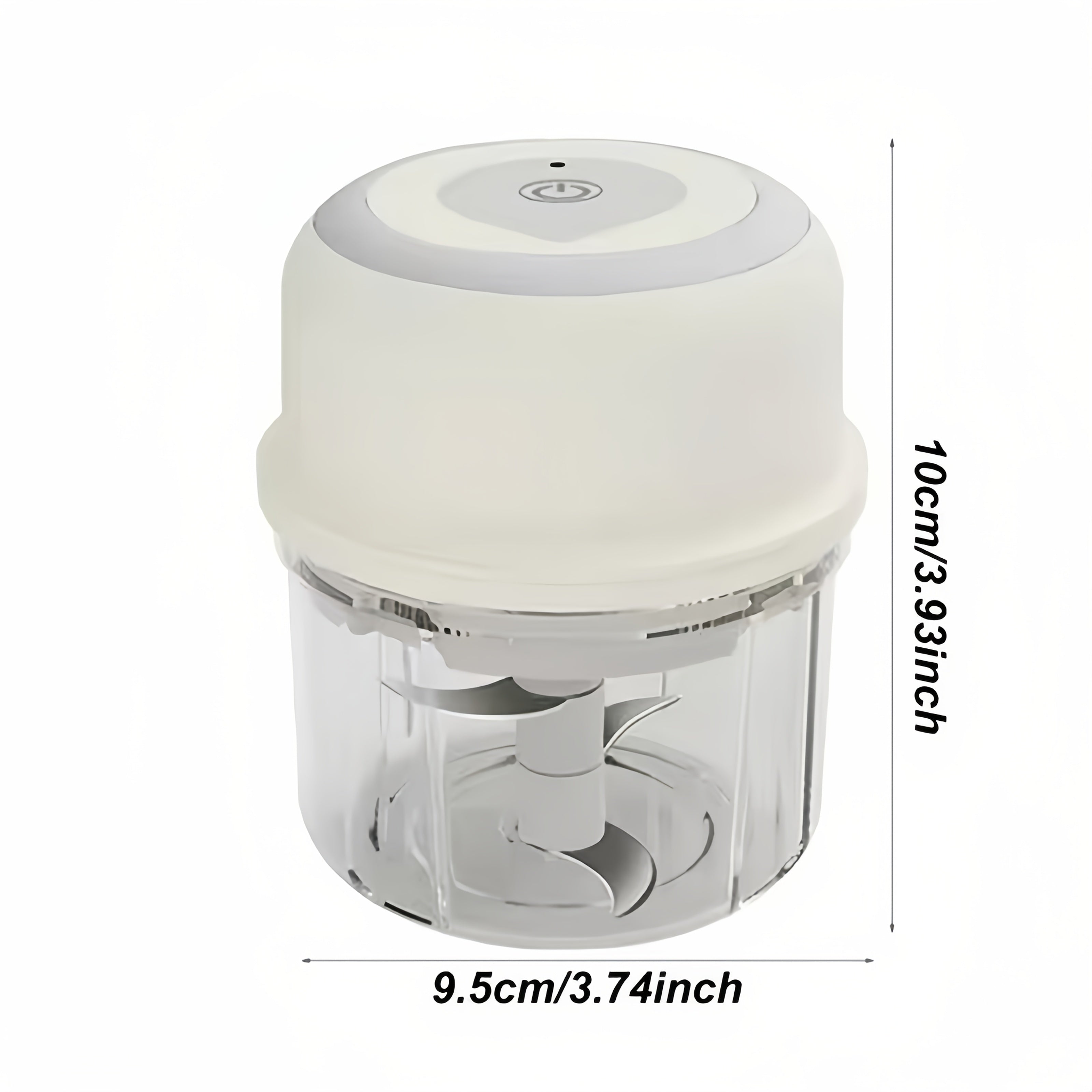 Electric Food Chopper Garlic Press USB Rechargeable 16000 RPM for Quick Food Prep