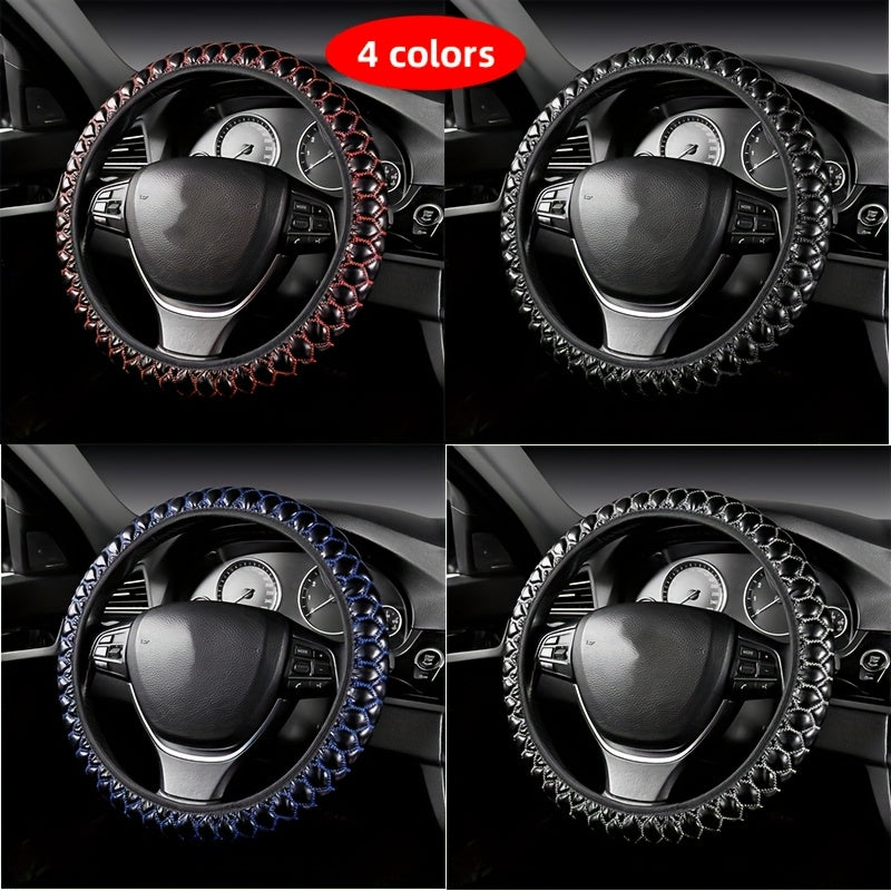 Universal charm leather rul boshqarish g'ilofli quilted qulaylik tutqich barcha mavsumlar uchun