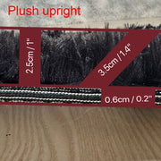 Black Faux Fur Area Rug, Soft and Luxurious Rectangle Floor Covering for Living Room and Bedroom