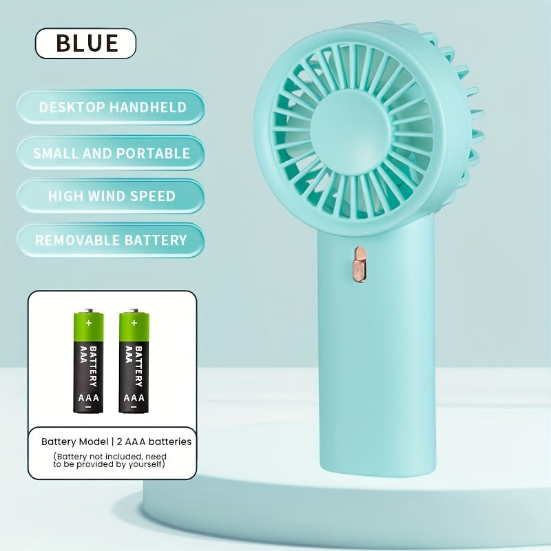 Портативный вентилятор в розовом и белом цвете, работающий на батарейках, идеально подходит для офиса, отдыха на природе, путешествий, кемпинга, чтобы оставаться прохладным