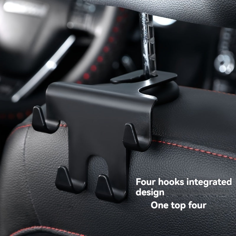 Universal ABS Car Seat Hook Hanger for Storage and Phone Holder