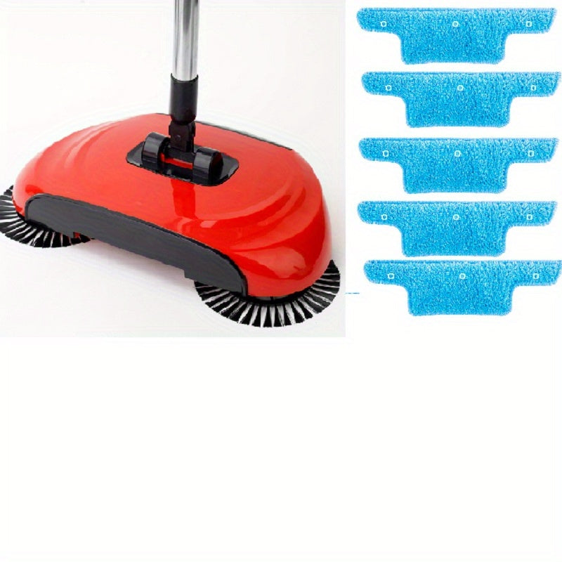 3-in-1 Hand Push Sweeper Vacuum Cleaner Wet Dry Mop for Hardwood Tiles