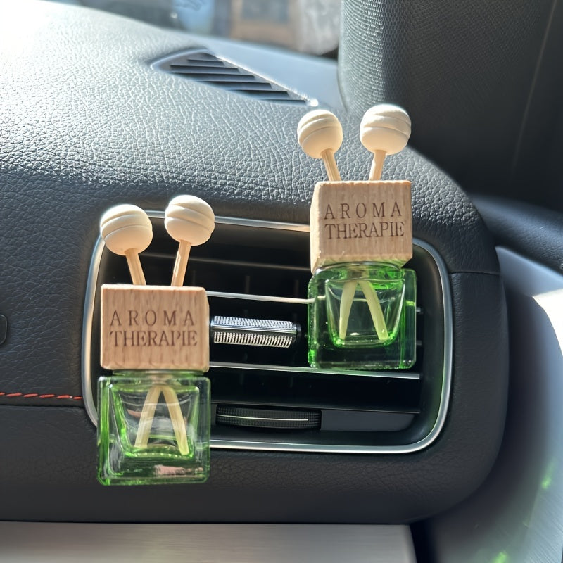 Women Car Air Outlet Perfume Bottle Clips Interior Accessories 2pcs