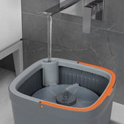 Qattiq va ho'l pol uchun zanglamaydigan po'latdan yasalgan tutqichli ikki tomonlama tozalash moppi