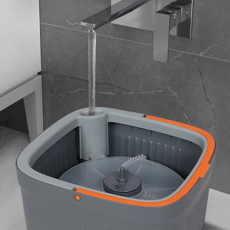 Qattiq va ho'l pol uchun zanglamaydigan po'latdan yasalgan tutqichli ikki tomonlama tozalash moppi