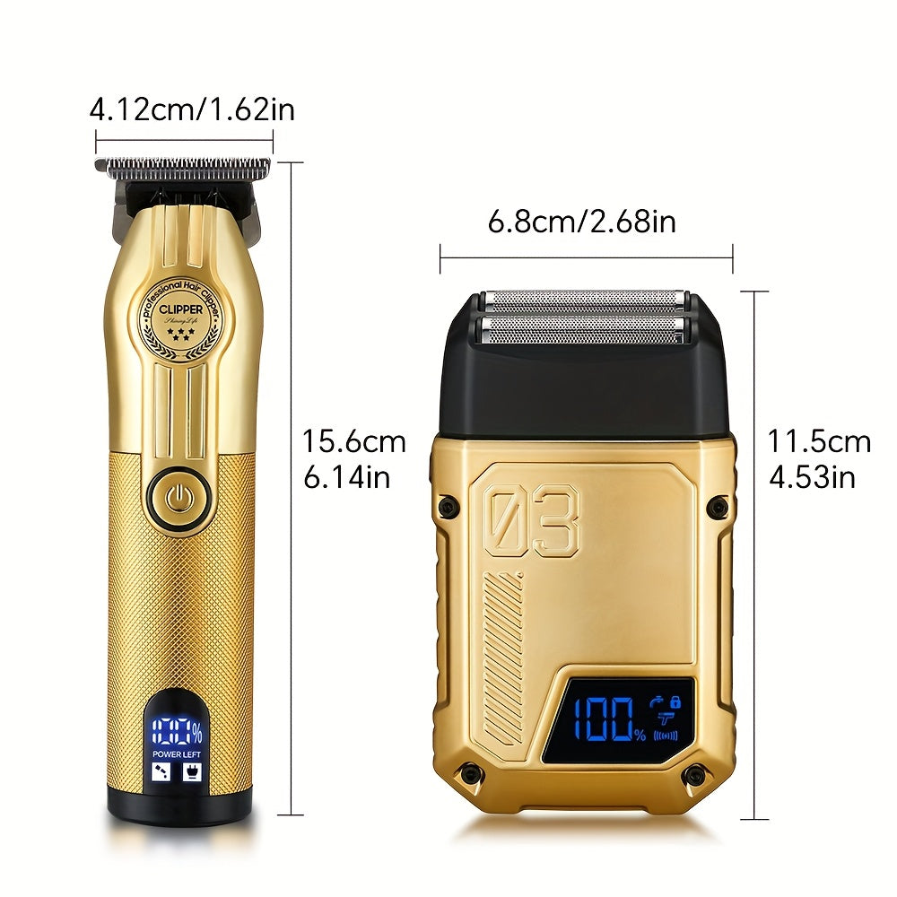 Professional hair clippers and shavers for men with USB charging ideal gift for hairstylists and beauticians