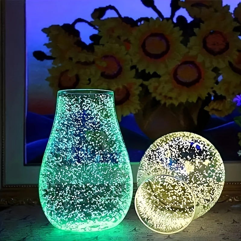 1000 piezas de piedras luminosas para decoración de jardines exteriores, grava para plantas, jarrones y aceras