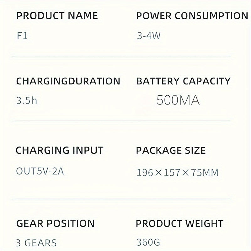 Small Portable Octopus Fan USB Rechargeable Quiet Handheld Desktop with Power Bank