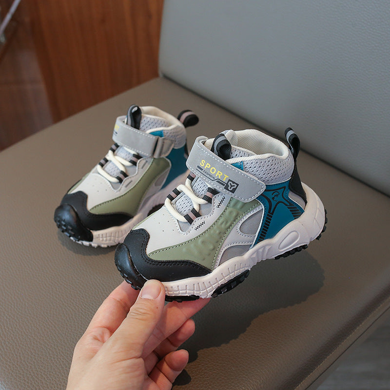 Детские легкие дышащие кроссовки для мальчиков и девочек, всесезонные, для прогулок, бега и походов на свежем воздухе