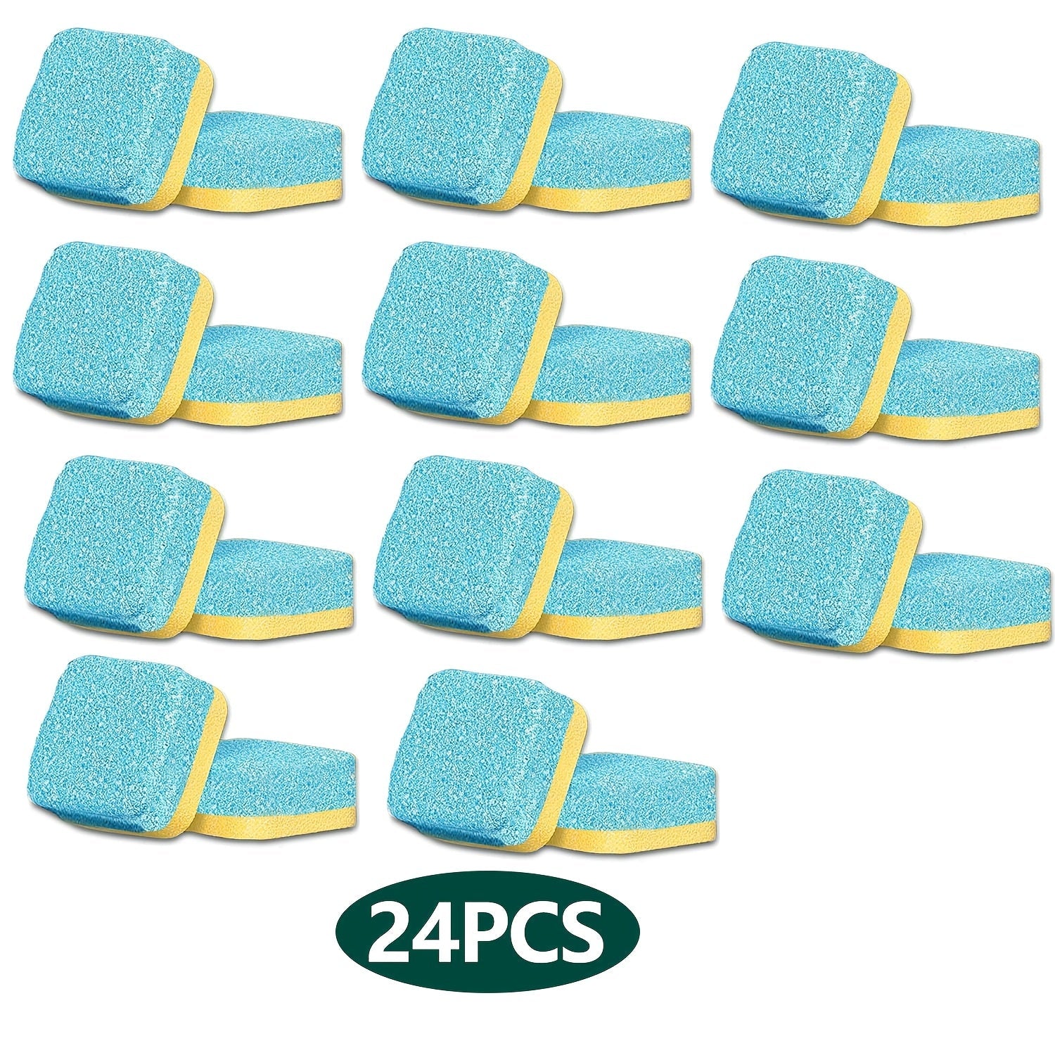 Washing Machine Cleaner Tablets Pack of 4/16/24 Deep Descaler and Deodorizer