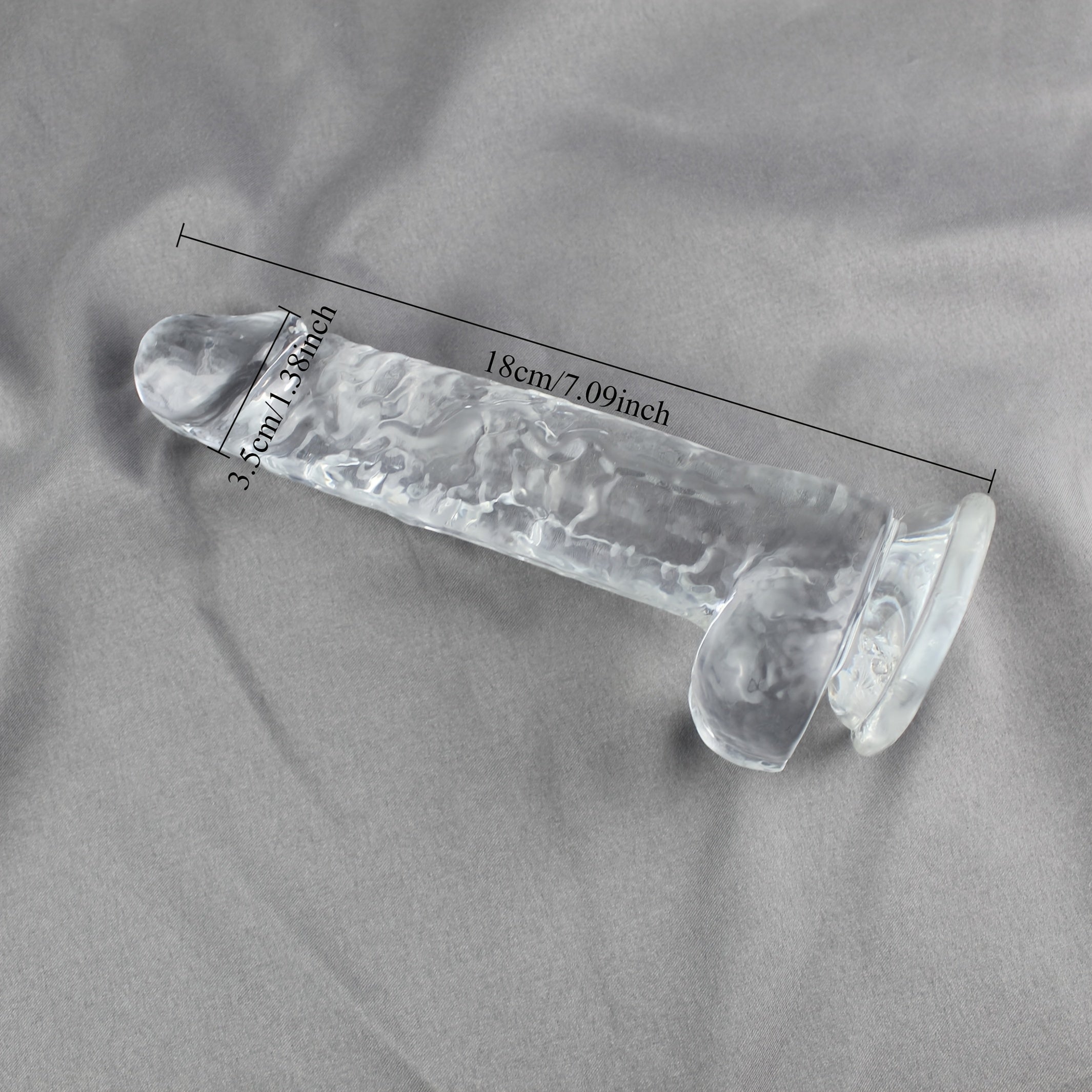 Realistik Silikon Dildo suyuqlik bilan Vaginal va Anal Stimulyatsiya uchun