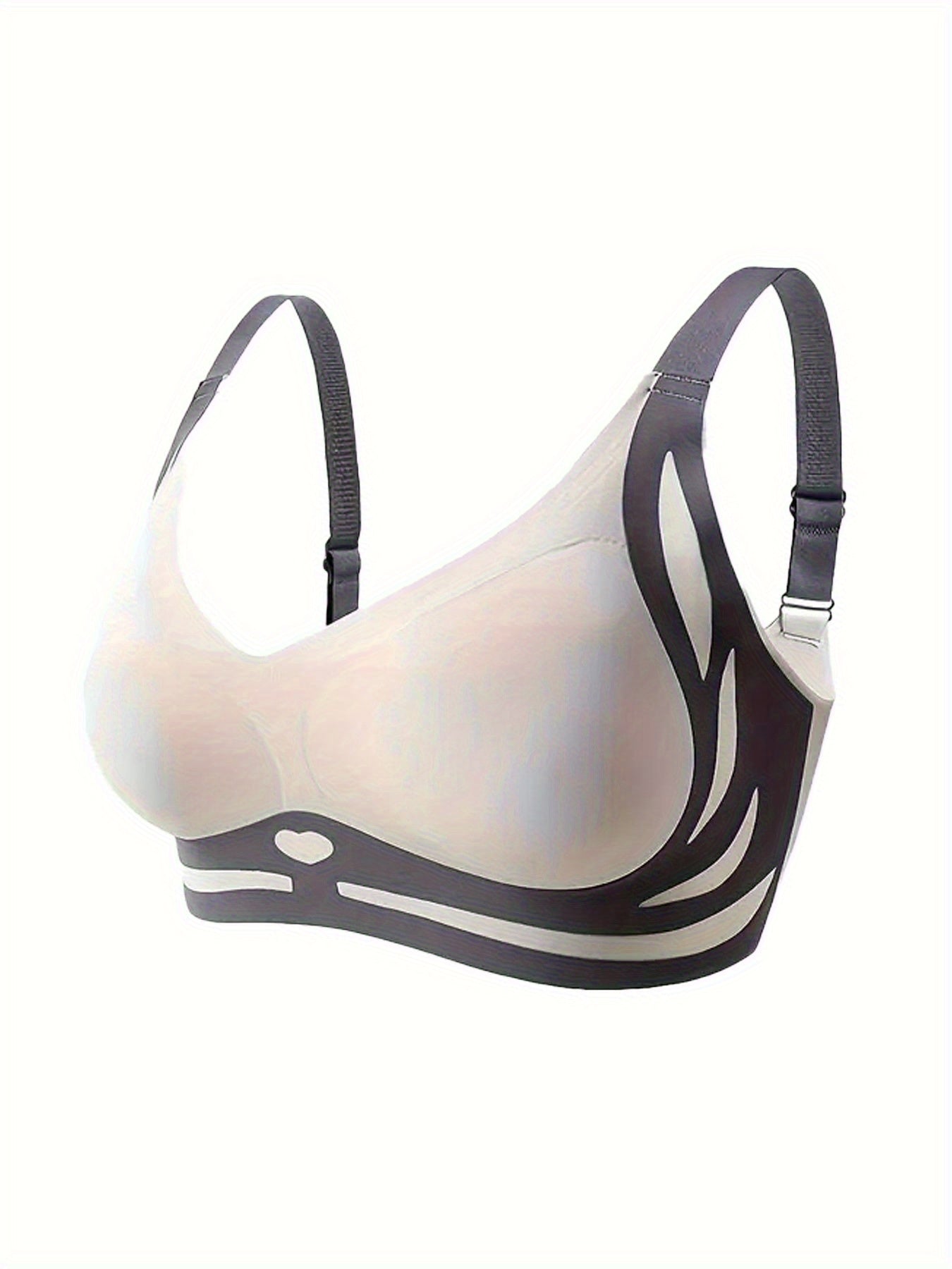 Women Seamless Geometric Pattern Bra Set with Removable Pads For Yoga Running