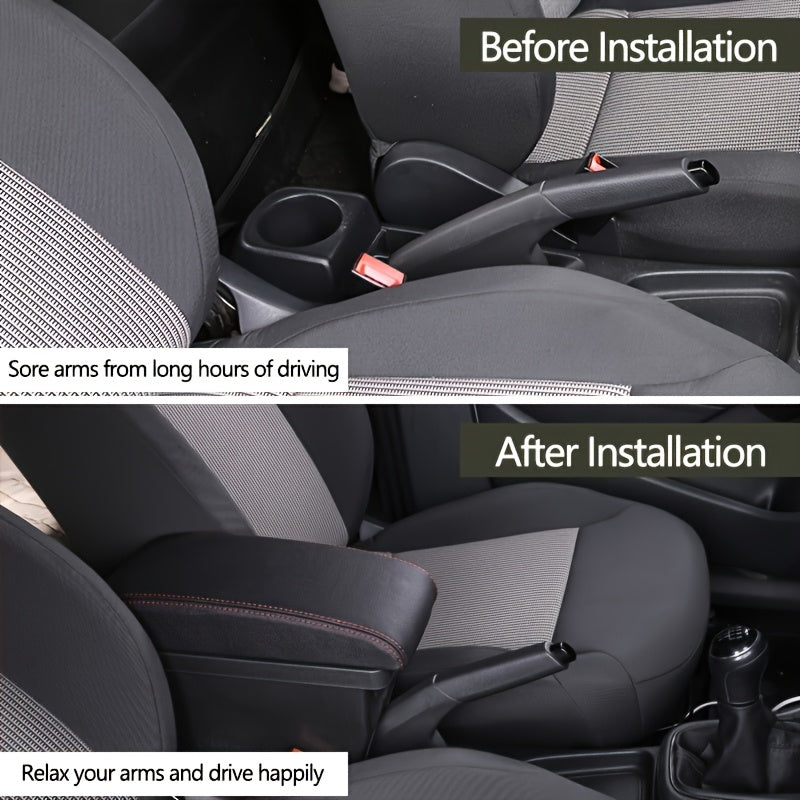 Органайзер для центральной консоли автомобиля для внедорожника, ABS, ящик для хранения с подстаканником