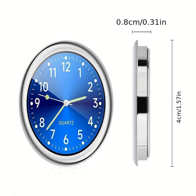Universal Car Quartz Clock Creative Luminous Pointer Dashboard Decoration