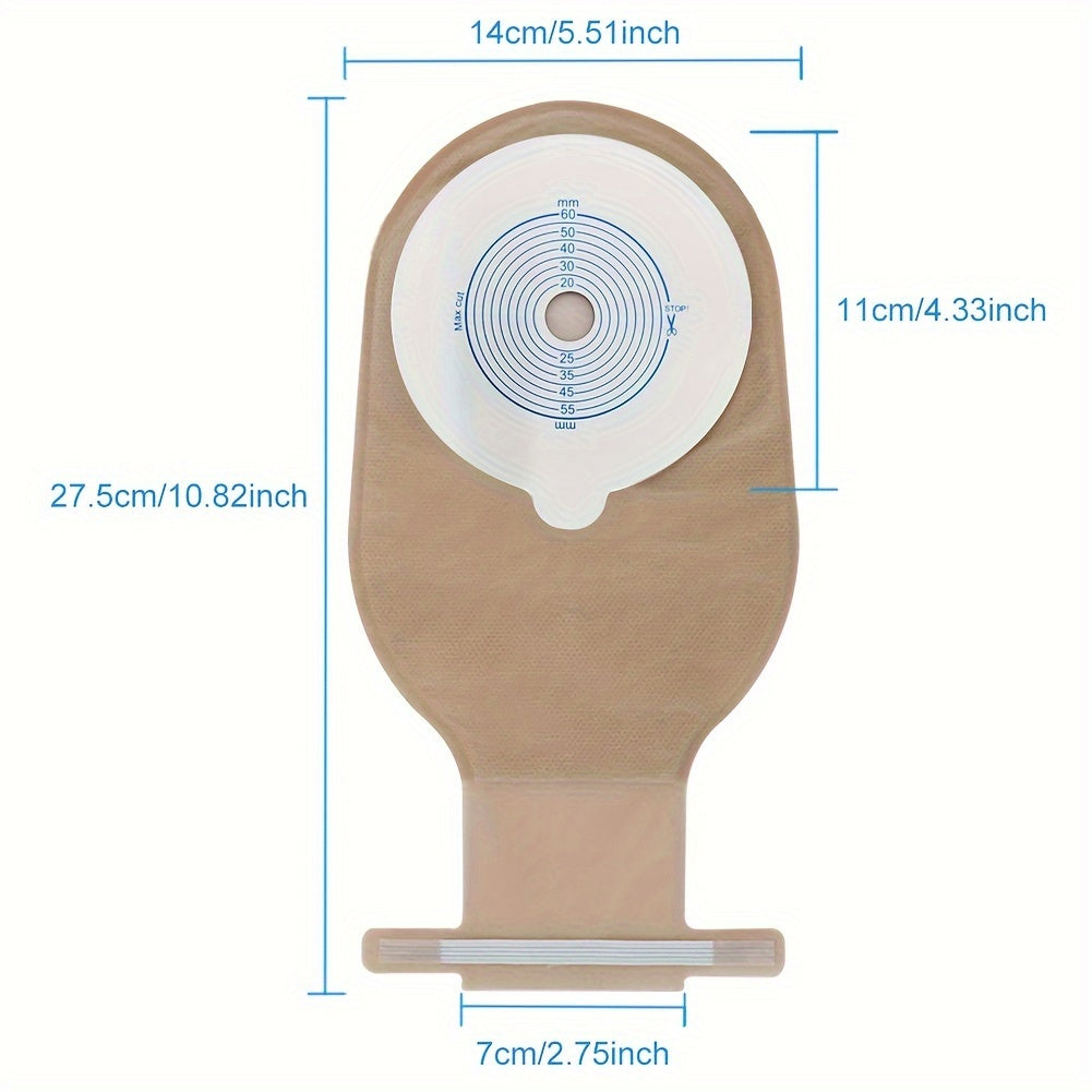 20pcs Portable High Barrier Material Colostomy Bags for Waste Management