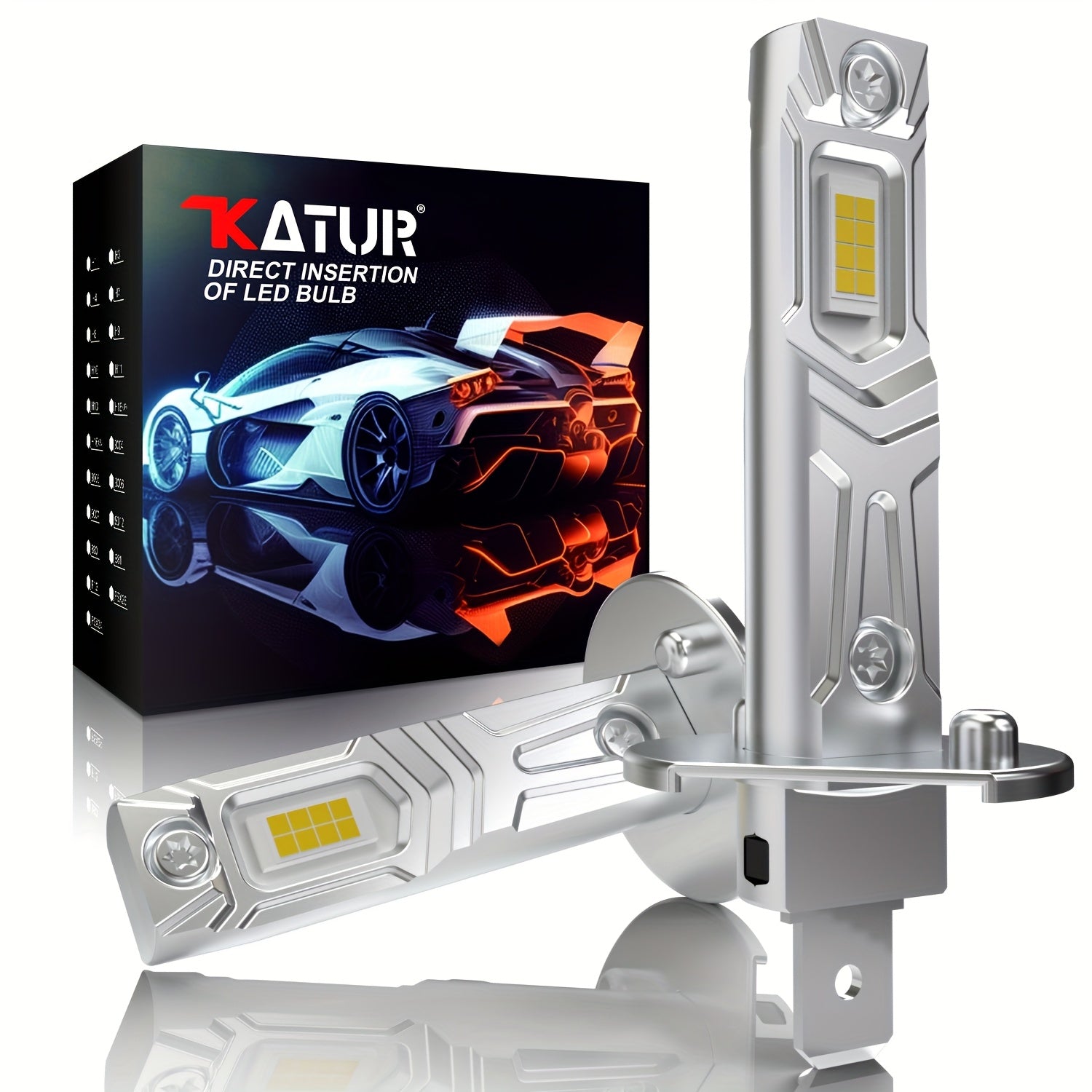 2 шт. светодиодных противотуманных фар для автомобиля H1 6000K яркий антизапотевание 12V Plug and Play