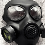 Military-Style Spooky Gas Mask Halloween Costume Mask PP Material No Batteries
