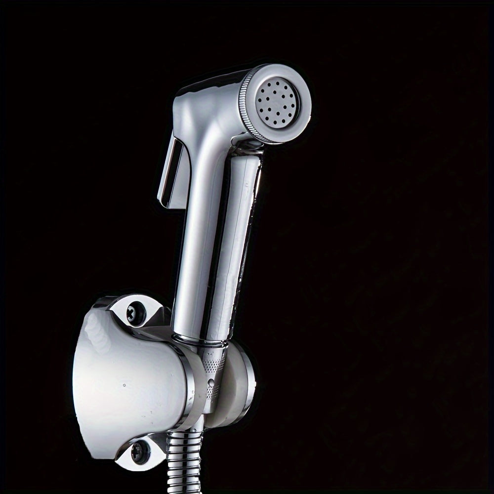 Bidet Sprayer Set with Pressure Spray Head Stainless Steel Hose Wall Mount Accessories