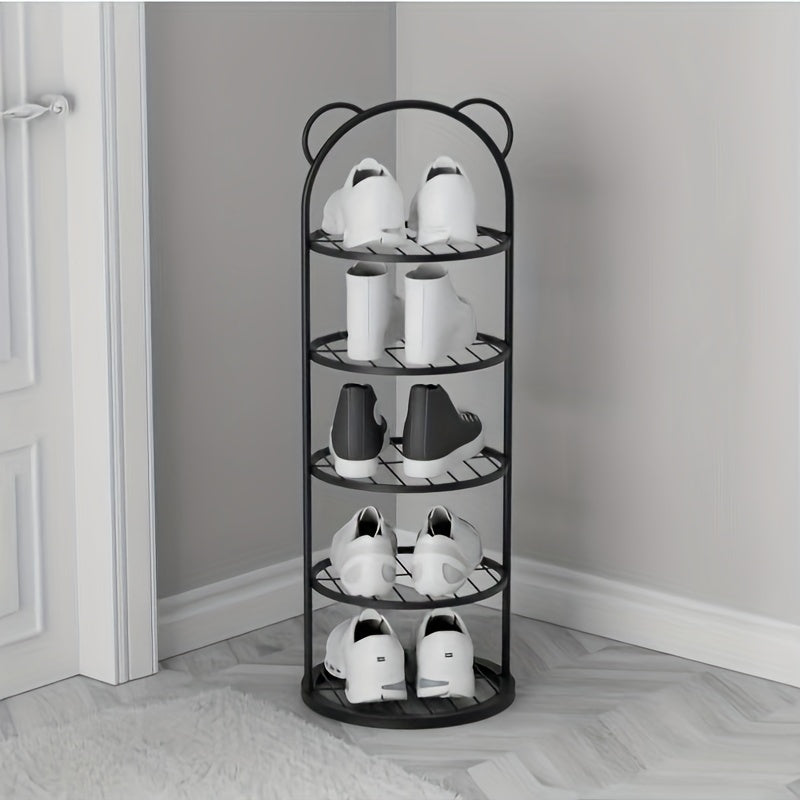 Metal Shoe Storage Rack Floor Mount Multi-Tier Organizer for Shoes and Boots