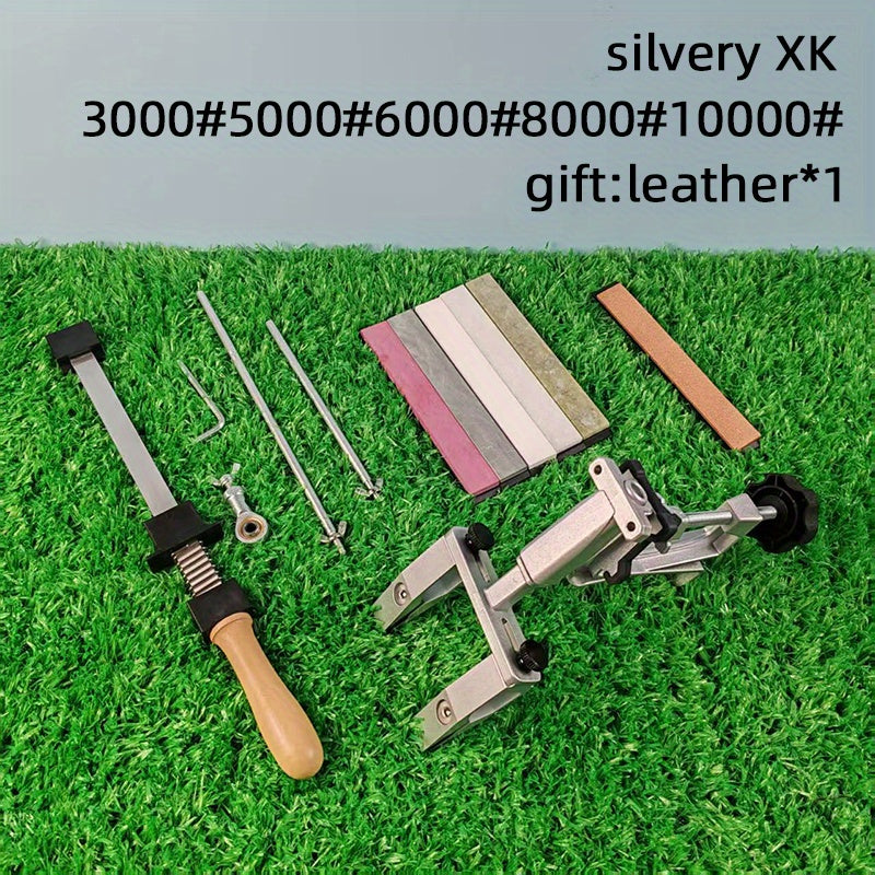 Kitchen Knife Sharpener Kit Adjustable Fixed Angle Easy Sharpening Horizontal Vertical