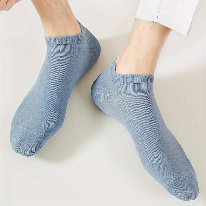 Calcetines bajos para hombre, 7 pares, transpirables, resistentes al olor, verano, uso diario, al aire libre