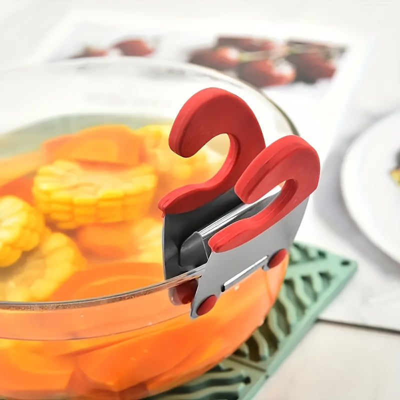 Silicone Pot Clamp and Spoon Holder Kitchen Utensil Rest Flexible Clamp